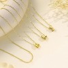 Bubble Initial Necklace: Personalized Layered Letter Pendant In Gold/Silver, Dainty Stackable Choker, Cute Teen Girl Gift - 4 of 4