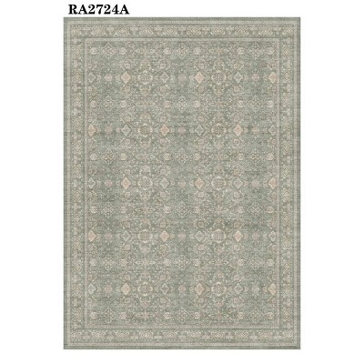 Dream Step 2'x5' Machine Washable Rectangle Loomed Blush & Botanical ...