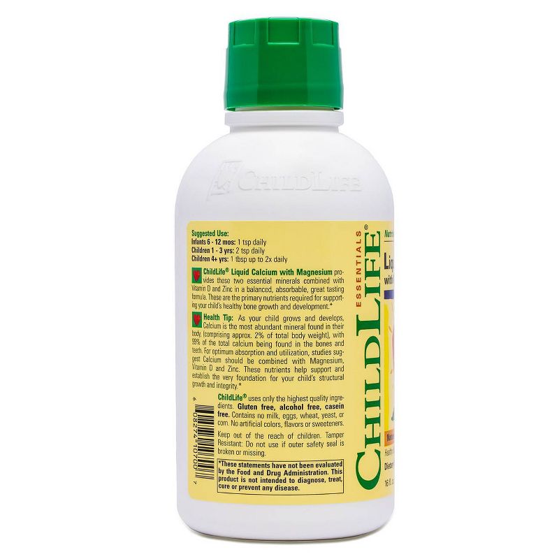 ChildLife Essentials Calcium with Magnesium Liquid - 16 fl oz, 3 of 4