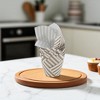 Unique Bargains Stripes Print Flame Shape Disposable Baking Cups Greaseproof Paper 1.97"x3.15" 50 Pcs - 2 of 4