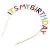 Unique Bargains Women's Colorful Rainbow Birthday Headband 7.09"x6.69" Assorted Color 1 Pc - 4 of 4