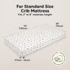 KeaBabies 2pk Soothe Fitted Crib Sheets Neutral, Organic Baby Crib Sheets, Fits Standard Nursery Baby Mattress - 3 of 4