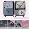BEAFUP Set of 3 Luggage, ABS Hardshell Hardside Lightweight Durable Suitcase sets, Spinner Wheels Suitcase with TSA Lock 20''24''28'' - 4 of 4