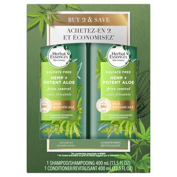 Herbal Essences Bio Renew Hemp and Aloe Vera Shampoo and Conditioner - 27 fl oz/2ct