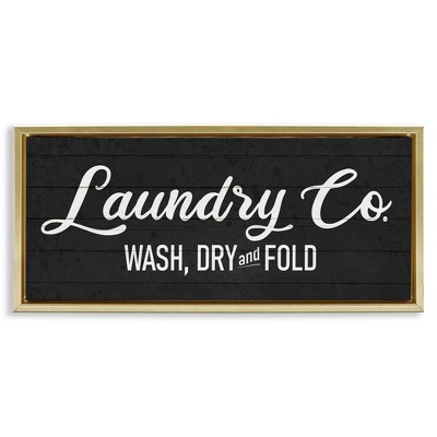 Stupell Industries Rustic Laundry Co Sign, 31" x 14"