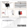 EAGLE PEAK 10x10ft Slant Leg Pop Up Canopy Tent,10x10 Base 8x8 Top - 4 of 4