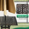 FDW Outdoor Table with Intricate Design Weather-Resistant Finish Patio Furniture - 4 of 4