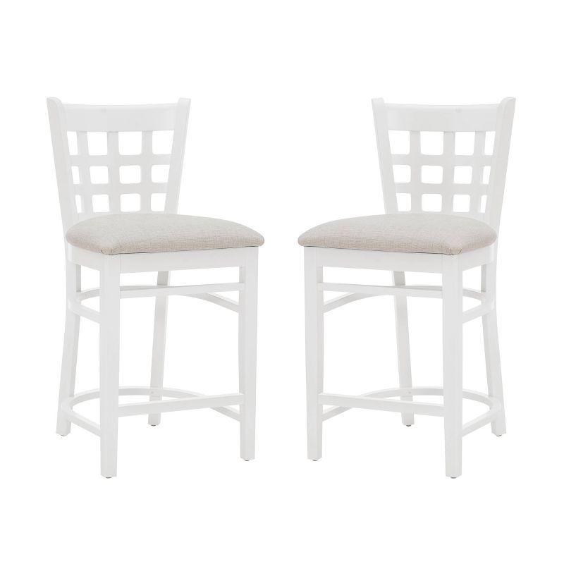 Set of 2 Lola Counter Height Barstools - Linon, 1 of 18