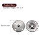 Unique Bargains Alloy Invisible Durable High Hardness Buckle Fasteners Press Studs Buttons 5 Pcs - 2 of 4