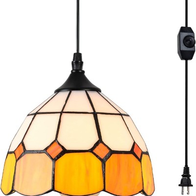 Maggift Novelty Sculpture Lights, Charming Hanging Lamp with Vintage Appeal, Ideal for any Space, Adding a Touch of Elegance, Yellow, 7.9"*9.84"*6.1"