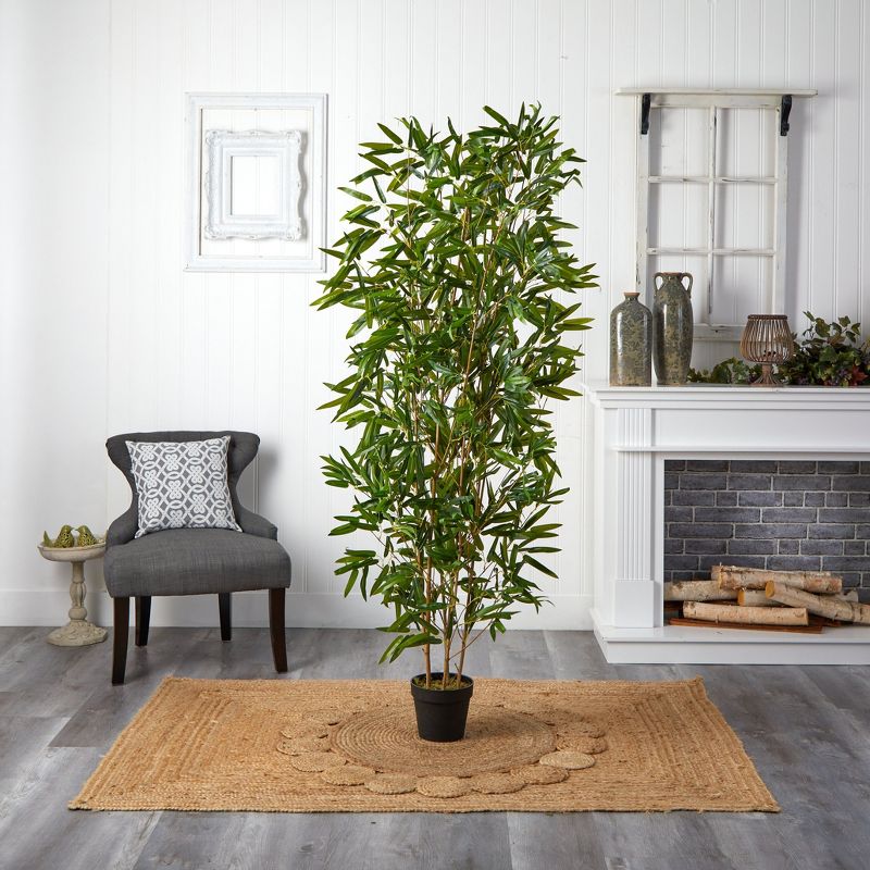 Nearly Natural 6-ft Bamboo Artificial Tree (Real Touch) UV Resistant (Indoor/Outdoor), 3 of 4