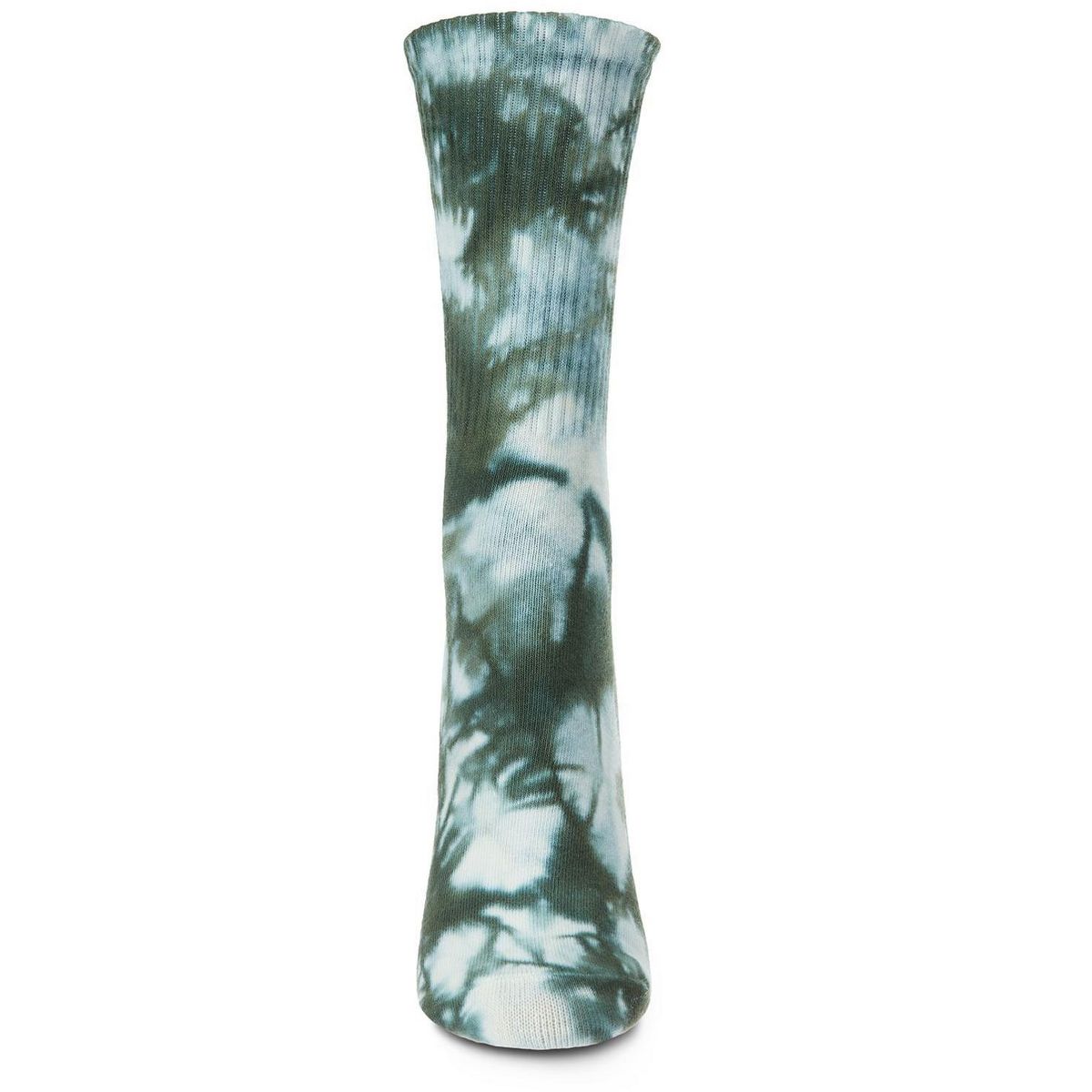 Memoi Women's Tie Dye Athletic Rib Cotton Blend Crew Socks - thumbnail 5