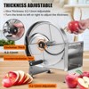 Commercial Vegetable Slicer Manual Potato Tomato Slicing Machine Onion Slicer Stainless Steel Vegetable Cutter Fruit Slicer - 3 of 4