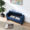 Kumasinova Modern Teddy Storage Ottoman,Bed End Bench with Arms,Upholstered Large Foot Rest Stool for Living Room,Bedroom,Entryway - 2 of 4