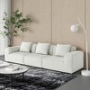 118'' Corduroy Cloud Velvet Modular Convertible Sofa Bed with Plush Comfort, Free Conversion, Flexible Configuration, and Three-Person Combination - 4 of 4
