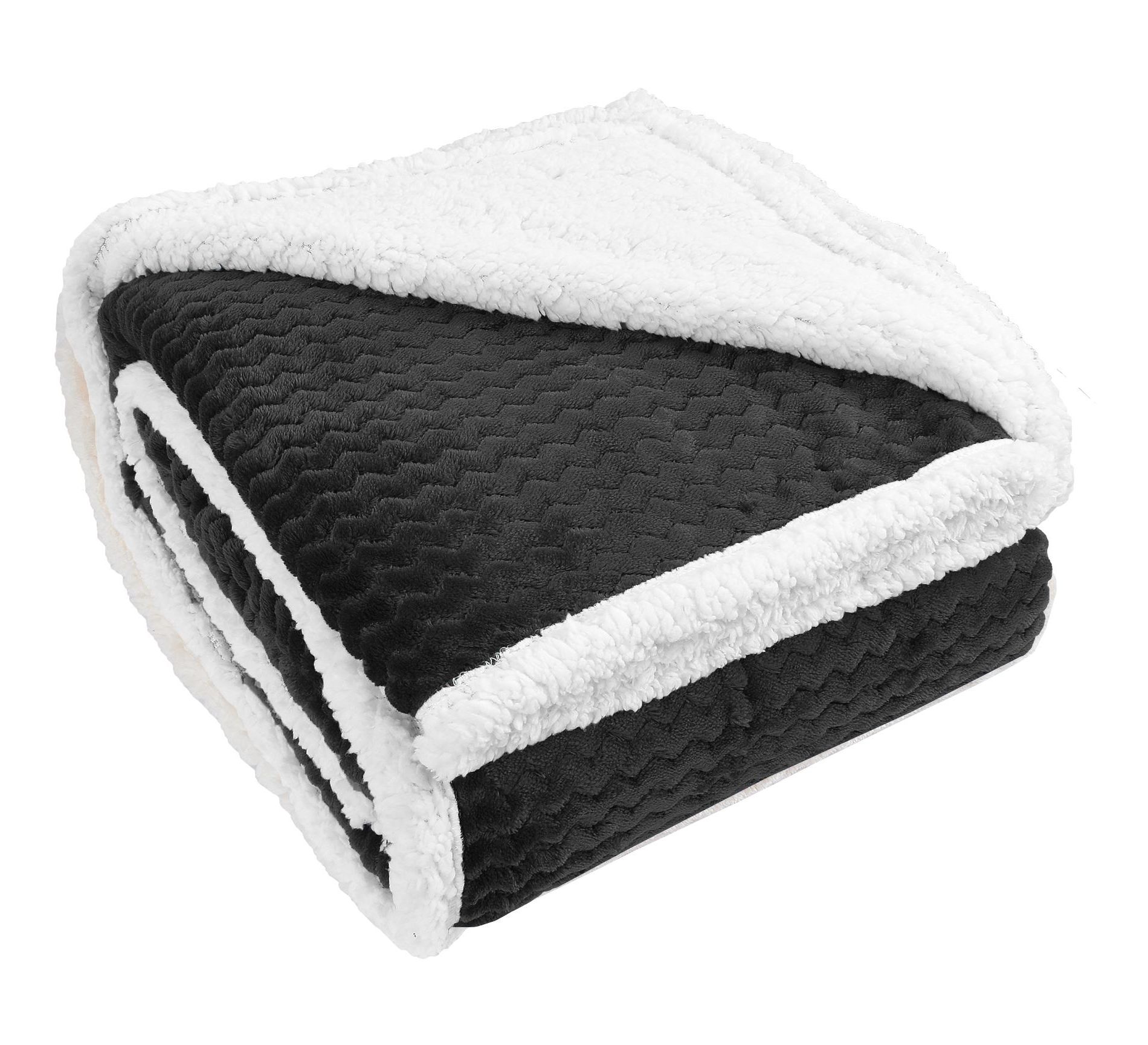 Catalonia Fleece Throws Blanket, Super Soft Comfy Fluffy Fuzzy Plush Blanket, 50x60 Inches