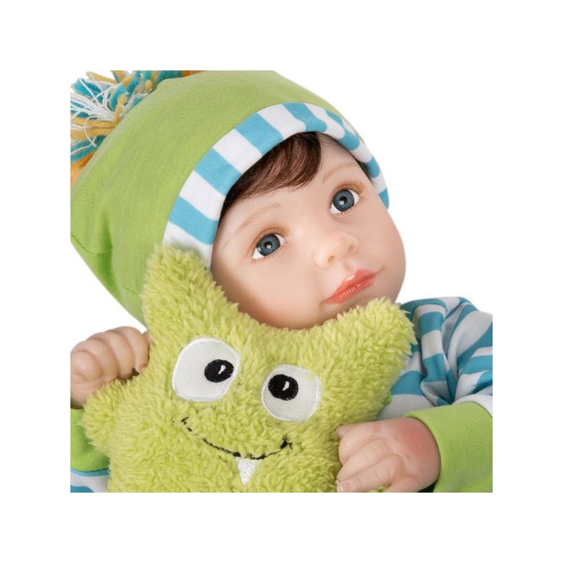 Paradise Galleries Reborn Toddler Boy - Cuddle Monster, Magnetic Mouth - 21 inch in SoftTouch Vinyl, 7-Piece Doll Gift Set, 2 of 10