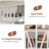 Large Kitchen Island w/Power Outlet & LED Lights - Baker's Rack w/Microwave Shelf & Coffee Bar Station - 4 of 4