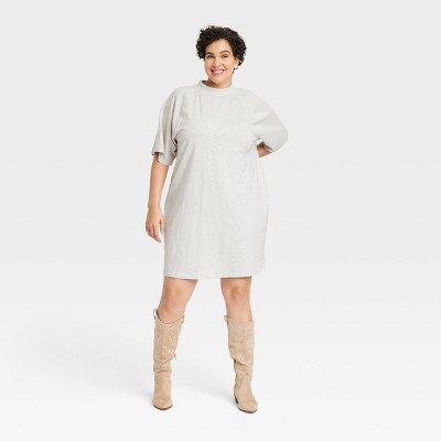 Women's Elbow Sleeve Knit T-Shirt Dress - Universal Thread™