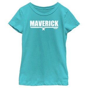Girl's Top Gun Maverick T-Shirt - 1 of 4
