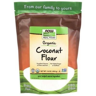Organic Coconut Flour by Now Foods  -  16 oz Bag