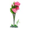 Unique Bargains Plastic Floral Plant Aquarium Fishbowl Landscape Decorative Ornament w/ Stand - 2 of 4