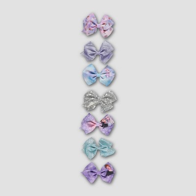 Girls' Frozen 7pk Bow Hair Clips