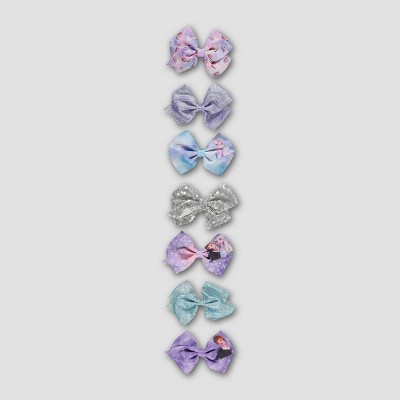 Girls' Frozen 7pk Bow Hair Clips