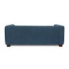 UPHA 50 in.-L Modern Ivory Loveseat Couch Sofa with Corduroy Fabric Upholstered and Wooden Nature Legs - 4 of 4