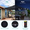 Sonkuki 7.5 ft Outdoor LED Solar Lighted Patio Market Umbrella w/ Push Button Tilt - 4 of 4