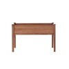 WELLFOR Rectangular Wood Outdoor Garden Bed Brown 24"x48" - 2 of 4