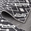 Large Area Rugs 9x12 Ultra-Soft Low Pile Living Room Rug Washable Rugs Vintage Printed Floor - 4 of 4