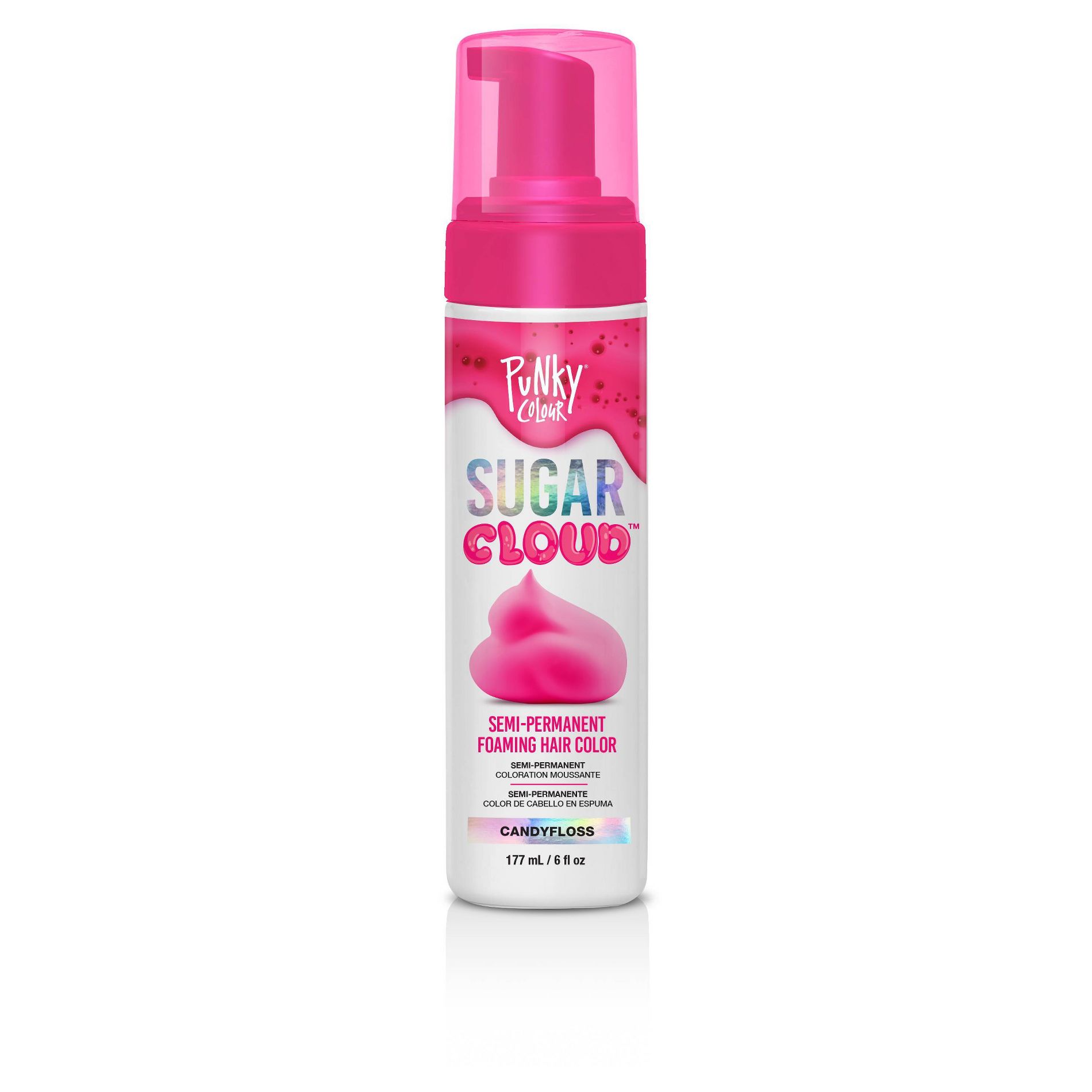 Punky Colour Sugar Cloud Semi-Permanent Hair Color - Candyfloss - 6oz