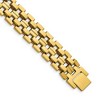 Chisel Stainless Steel Polished Yellow IP-plated 8.25" Link Bracelet - 2 of 2