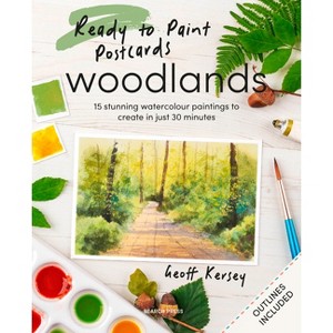 Ready to Paint Postcards: Woodlands - by  Geoff Kersey (Paperback) - 1 of 1