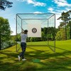 Dexmalle Golf Practice Net Cage w/ Metal Frame Hitting Net Kit Indoor Outdoor - 4 of 4