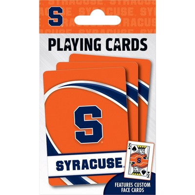 MasterPieces Officially Licensed NCAA Syracuse Orange Playing Cards - 54 Card Deck for Adults