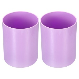 Unique Bargains Plastic Lightweight Portable Sturdy Pencil Holder 2 Pcs - 1 of 4