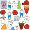 Aqua Teen Hunger Force Character 50CT Vinyl Large Deluxe Stickers Variety Pack - 3 of 4