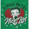 Betty Boop Christmas Xmas Nice List Womens Graphic T Shirt Tees Brisco Brands - 2 of 4