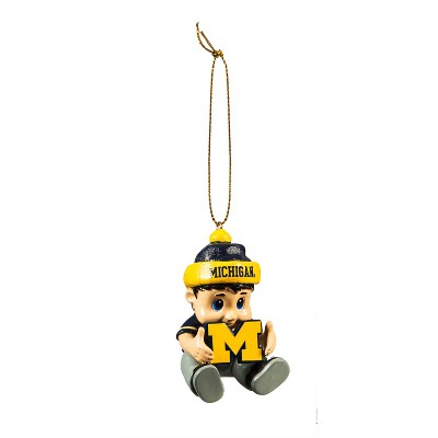 Evergreen University of Michigan New Lil Fan Ornament