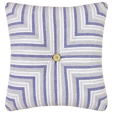 C&F Home 14" x 14" Striped Quilted Pillow