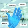 PSBM Large 3 Mil Textured Blue Nitrile Powder Free Gloves 1000 Pieces - 4 of 4