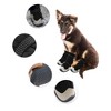 Unique Bargains Reflective Pet Footwear Dog Boots Black 4 Pcs - 4 of 4