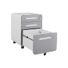 NicBex Mobile File Cabinet with Lock, Vertical Filing Cabinets with Drawers and Wheels,Office Cabinet for Home, Office - 4 of 4