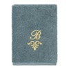 Linum Home Textiles 100% Turkish Cotton MONICA Gold Thread 3PC Embellished Towel Set - 4 of 4