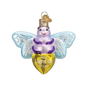 Old World Christmas Blown Glass Ornament for Christmas Tree, You Light up My Life - 1 of 4