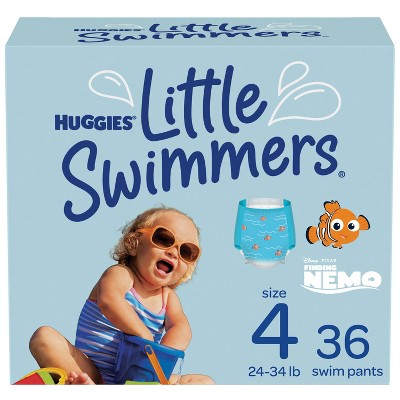 Huggies Little Swimmers Baby Swim Disposable Diapers - Size 4 - 36ct