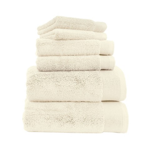 Arlow Organic Cotton White Bath Sheet Set