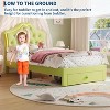 GAOMON Twin Size Upholstered Platform Bed with Storage Drawer, Crystal Tufted Headboard, Noise-Free Slats,Easy Assembly - 3 of 4